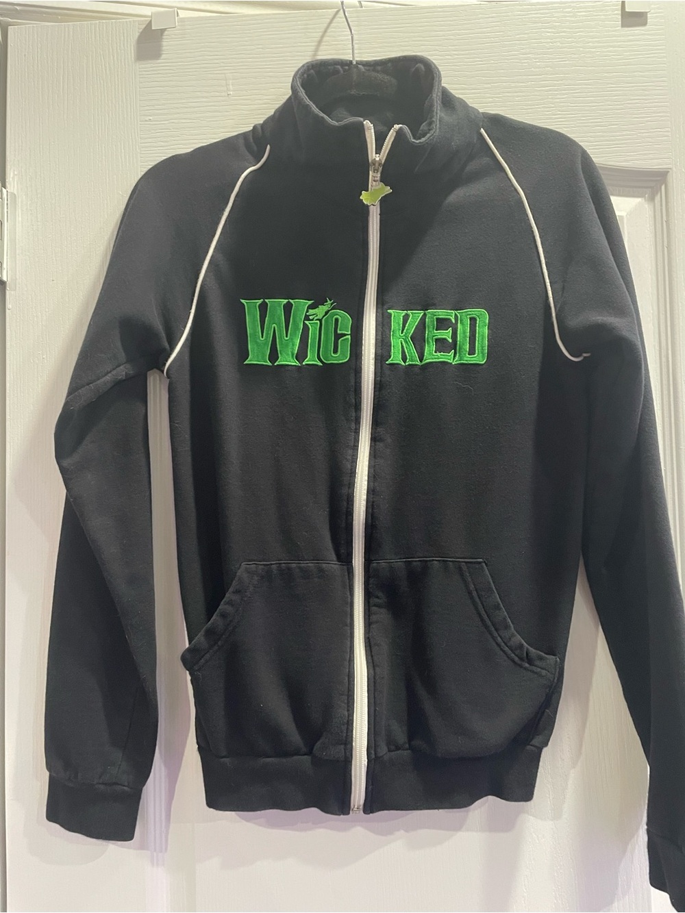 Wicked Official Broadway Musical Adults Small Zip-Up Jacket Retired VTG